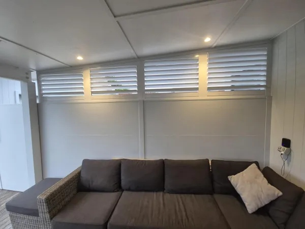 Shutters for Raked Openings