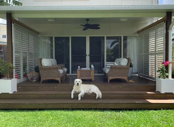 Entertaining Area Shutters