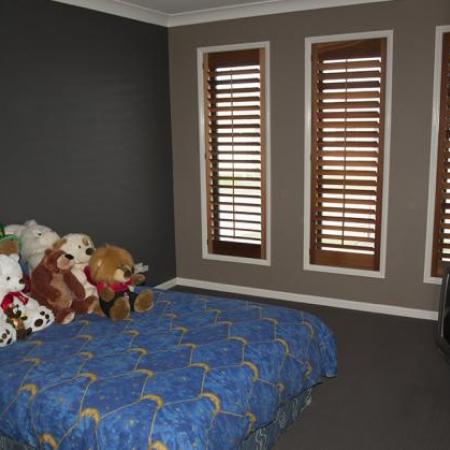 Centre Rotating Shutters with 90mm wide blades can increase the privacy to every room while letting in any amount of light you desire. Western Red Cedar shutters compliment any home by adding to the homey feeling and appearance.   