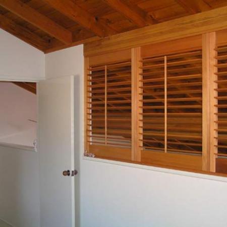 Plantation Shutters give a cosy alternative to metal blinds 