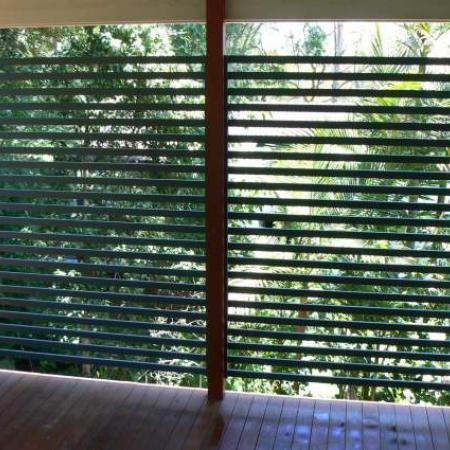 Renovation of a verandah is a great way to enhance the privacy of the area for outdoor entertaining. Lucas's veranda before and after is only a part of the transformation to the house which has used plantation shutters extensively throughout.