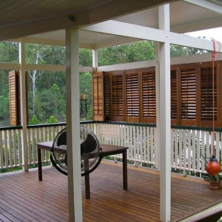 Plantation Shutters are perfect for blocking the elements be it Rain or sunshine. Paul's Gazebo has been given a unique look and excellent protection from the afternoon sun by the installation of Plantation Shutters. The Western Red Cedar shutter options are great for Australian weather and maintaining your privacy all while looking stylish!