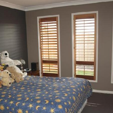 Centre Rotating Shutters with 90mm wide blades can increase the privacy to every room while letting in any amount of light you desire. Western Red Cedar shutters compliment any home by adding to the homey feeling and appearance.